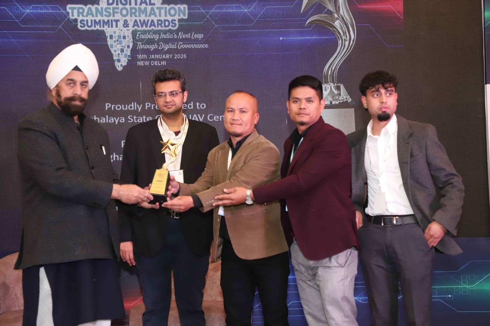 मेघालय को जियोस्पेशियल तकनीक, डिजिटल गवर्नेंस और जनसेवा के लिए तीन राष्ट्रीय पुरस्कार